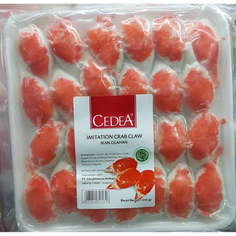 

cedea imtation crab claw 450gram