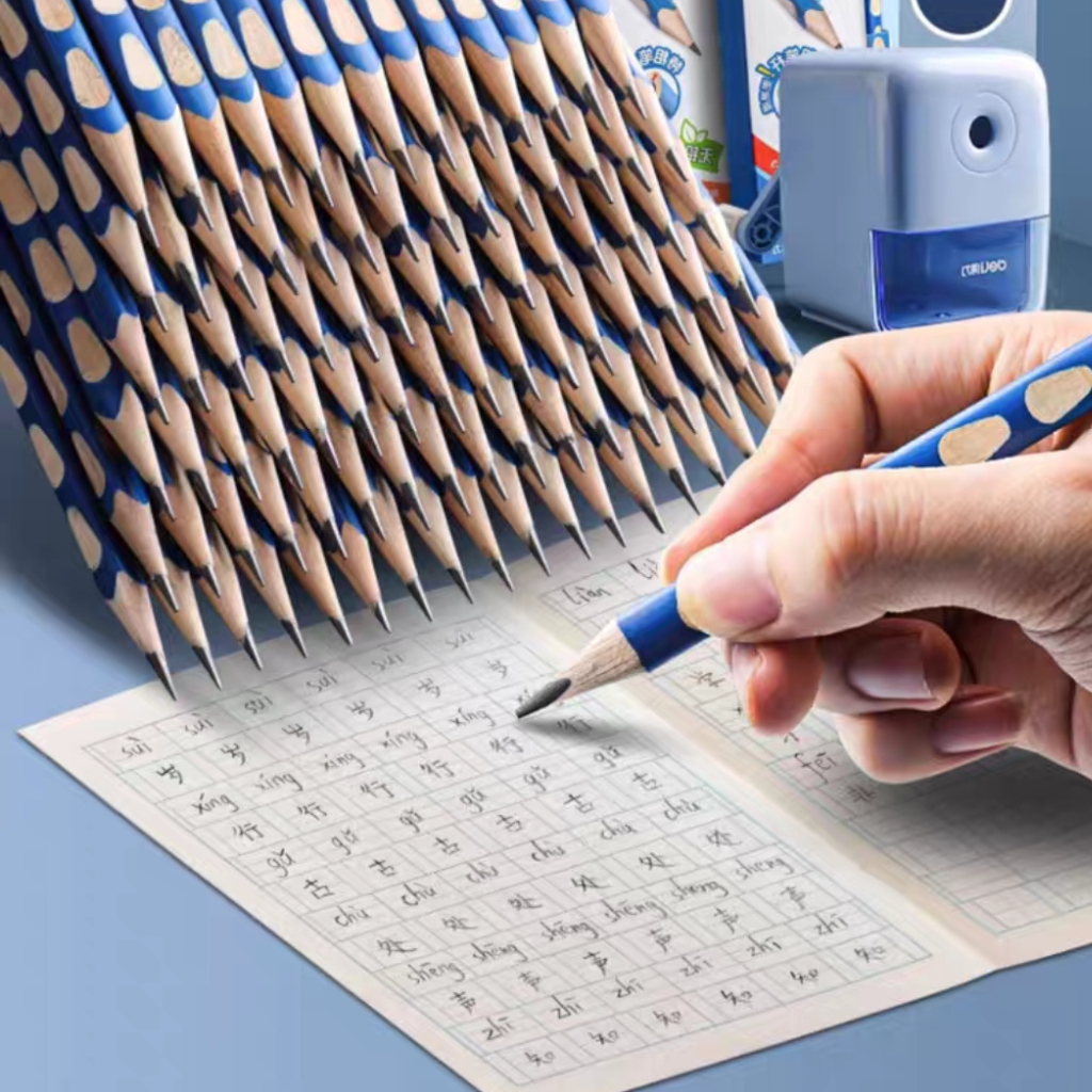 

Minicart Pensil Deli Groove Triangular Ergonomis 2B isi 12pcs