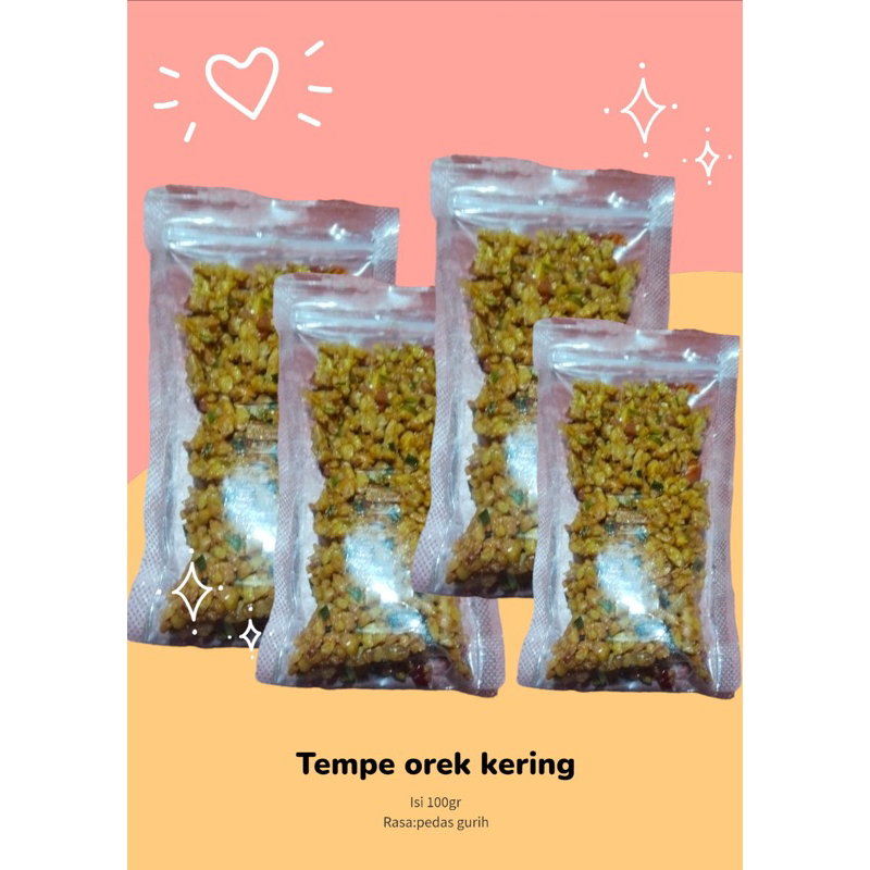 

Tempe Orek Kering Pedas Manis Gurih