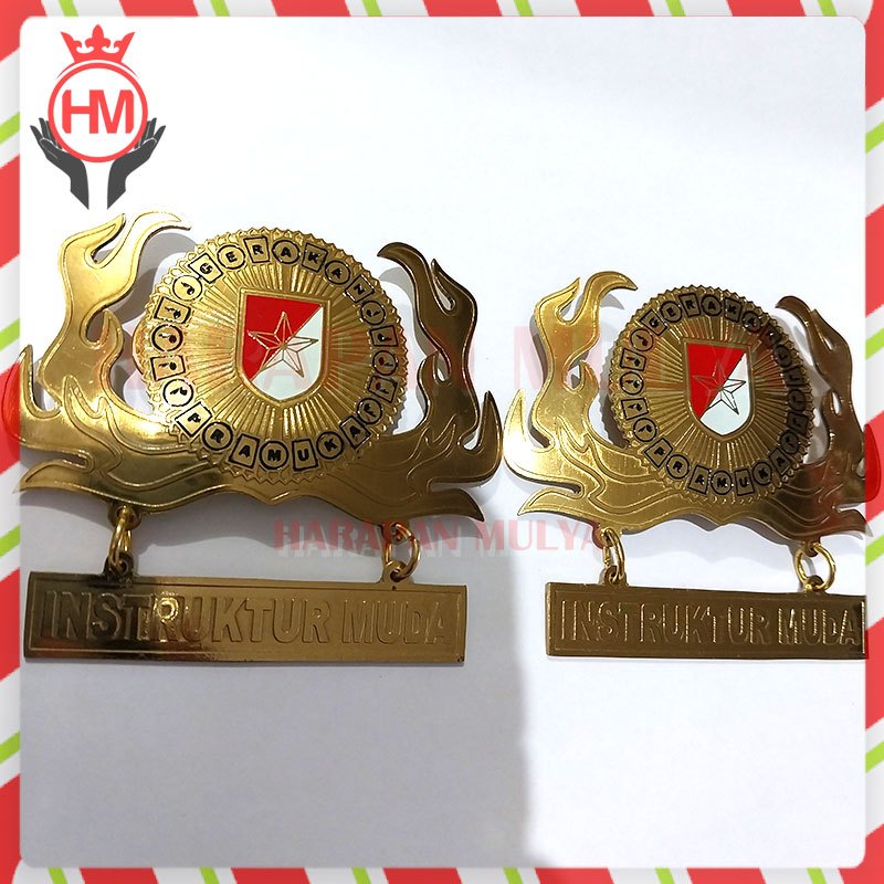 Brevet Pin Logo Instruktur Muda Penegak - Lencana Instruktur Muda Penegak Pramuka - Harapan Mulya