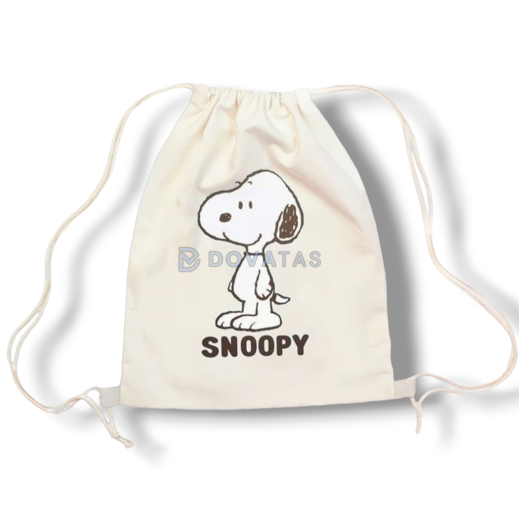 Tas Serut Kanvas Motif DISNEY/ Ransel Serut