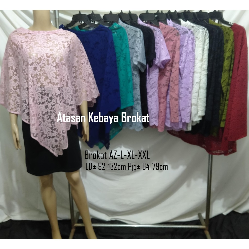 Atasan Kebaya Brokat Batik Blouse Bwg Brukat Terbaru Wanita Dewasa Blus Remaja Jumbo Terkini TIDAK G