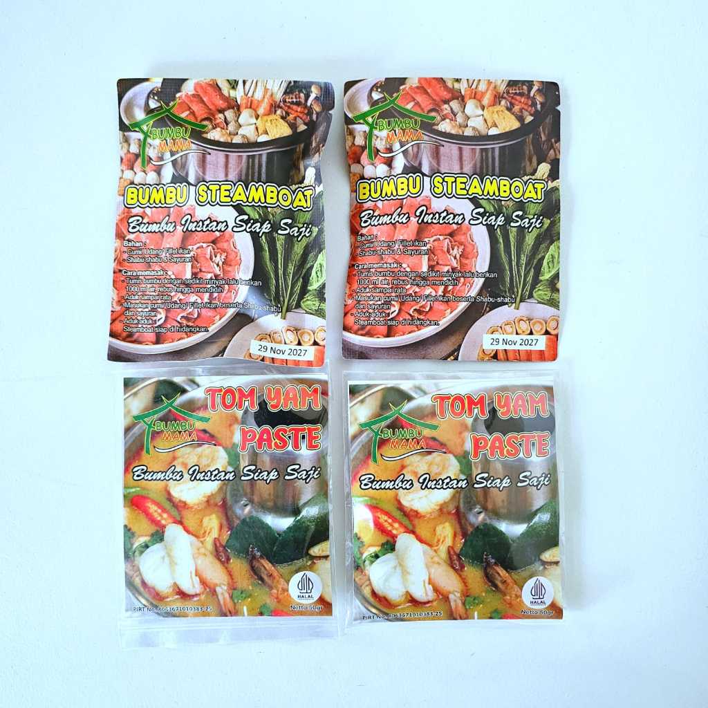 

MAMA bumbu steamboat & tomyum 50gr