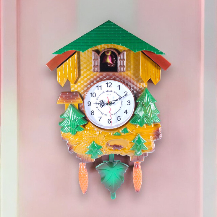 ESA Jam Dinding Model Cuckoo Kikuk Bunyi Tiap Jam