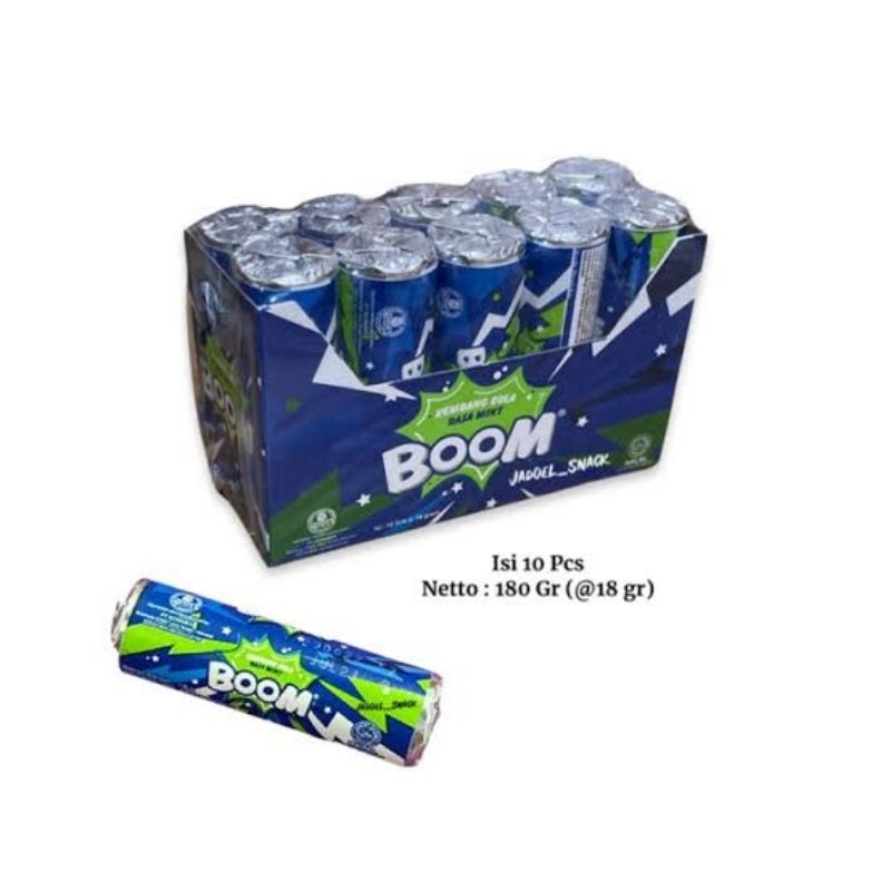 

PERMEN KEMBANG GULA BOOM RASA MINT | STRONG MINT NETTO 10 PCS X 18 GR