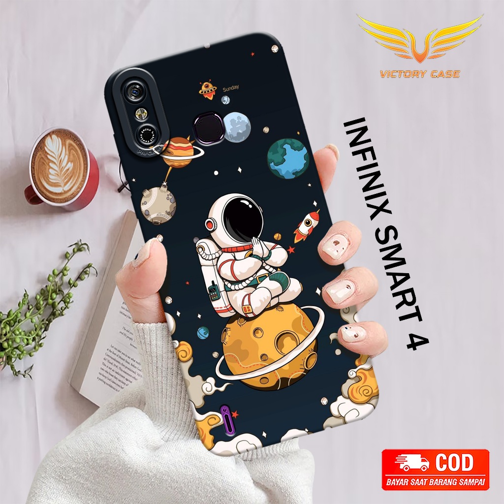 New Astronot Case - Softcase Infinix Smart 4 - Terbaru - Case Hp Infinix Smart 4 - Casing Infinix Sm