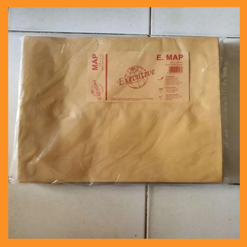 

EXECUTIVE Amplop coklat polos ukuran Map
