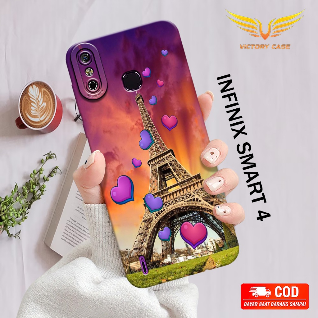 New! Paris Case - Softcase Infinix Smart 4 - Terbaru - Case Hp Infinix Smart 4 - Casing Infinix Smar