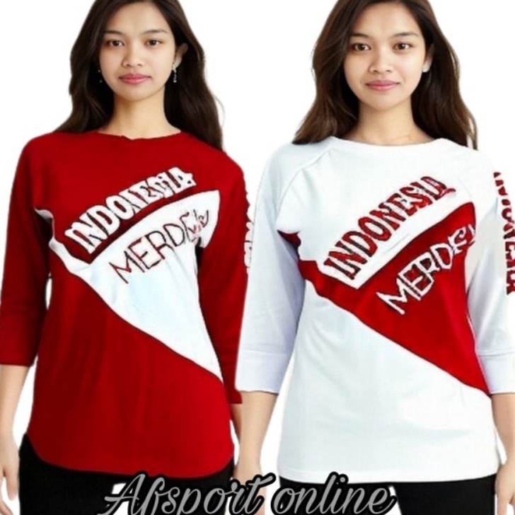 Pilihan kaos merah putih 17 agustus bisa buat seragaman