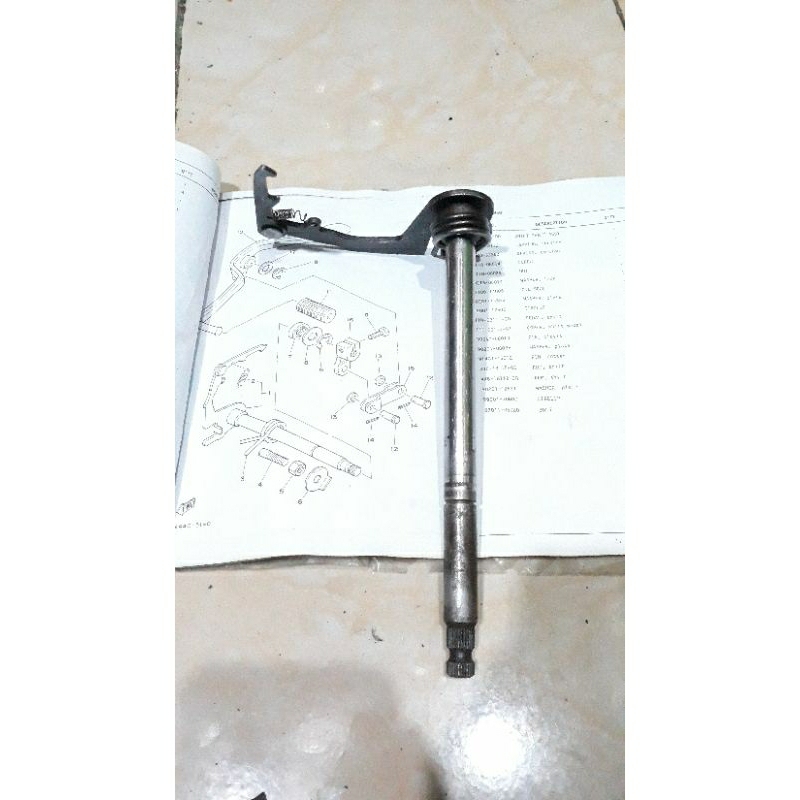 as perseneling dalam cakar ayam RX KING RXS YT SHIFT SHAFT ASSY penghantar gigi transmisi ORIGINAL O