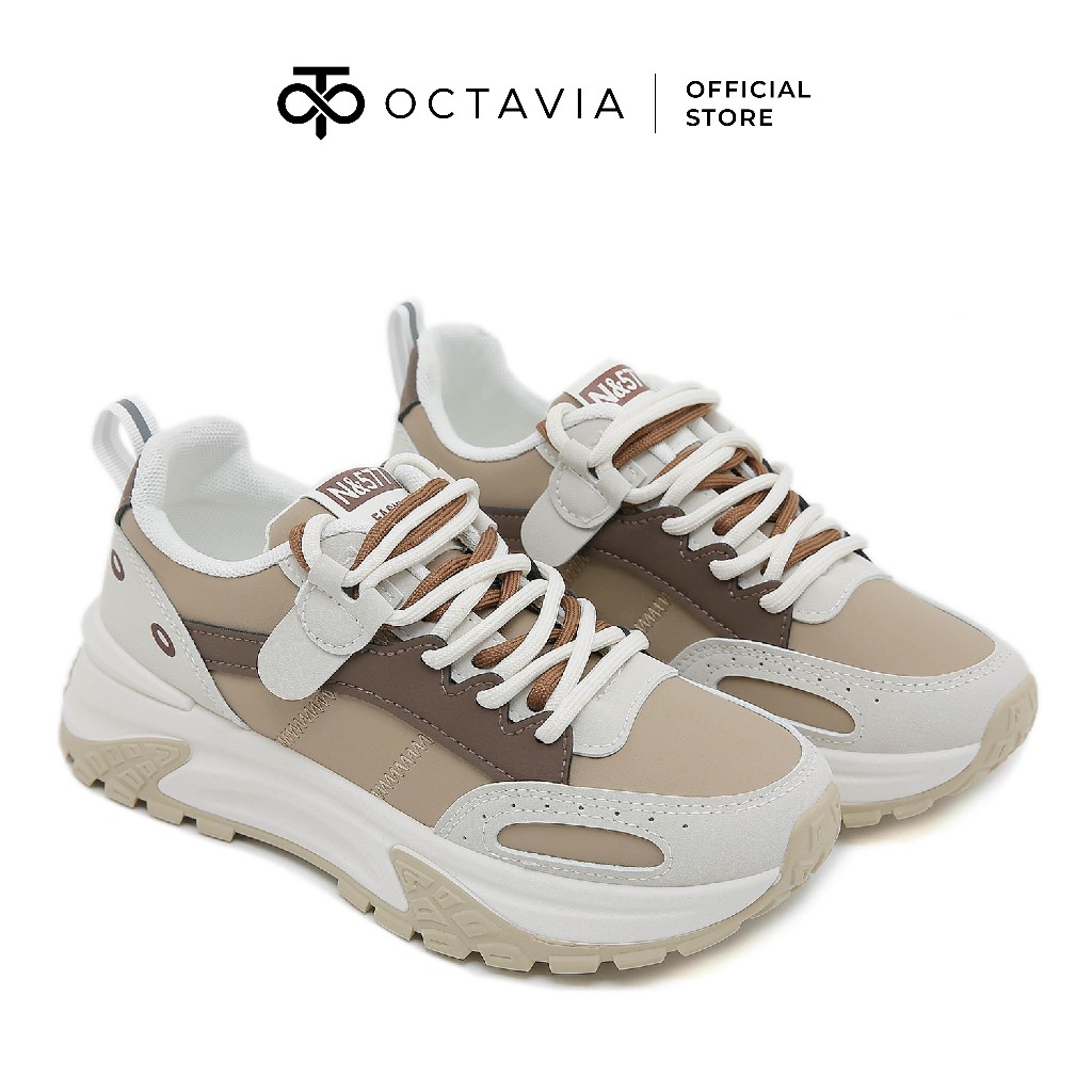 OCTAVIA Sepatu Sneakers Casual HighSole Wanita #OC-C07