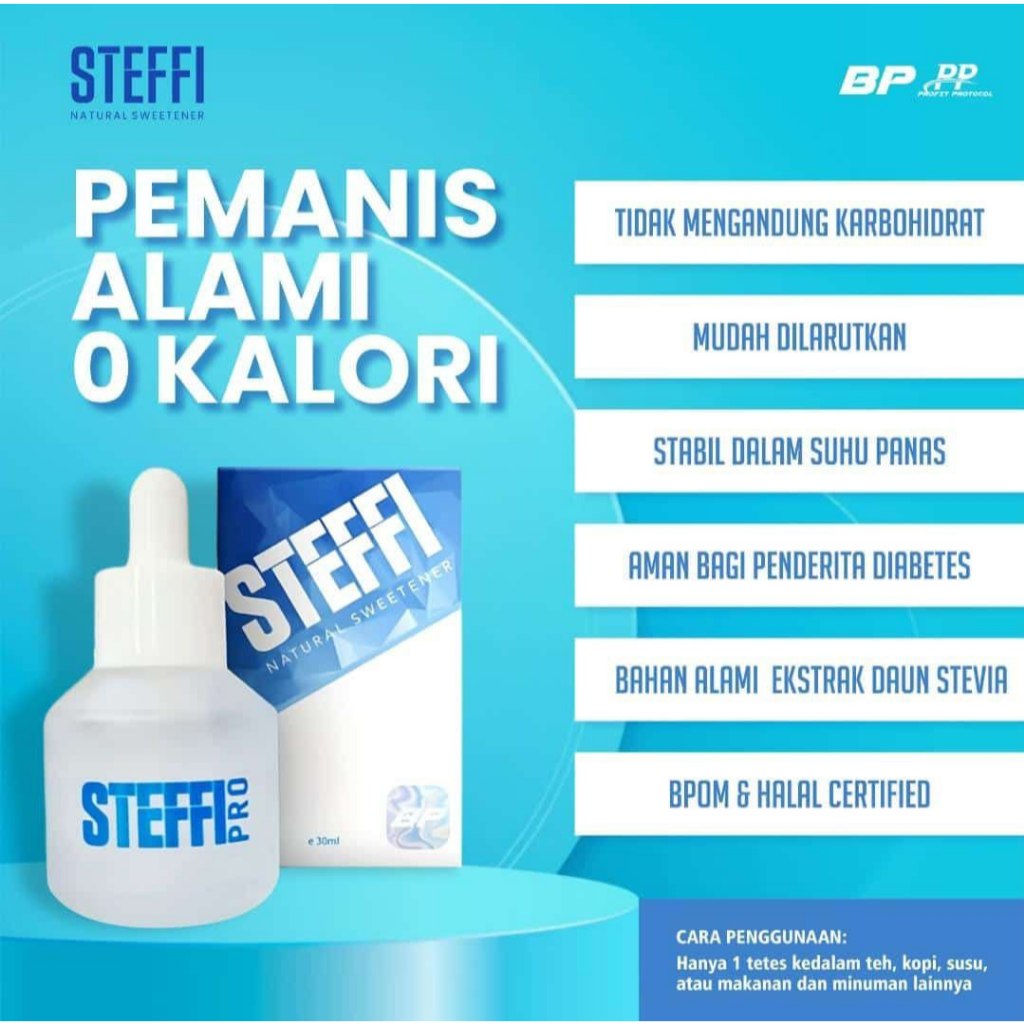 

STEFFI PENGGANTI GULA AMAN DIABETES