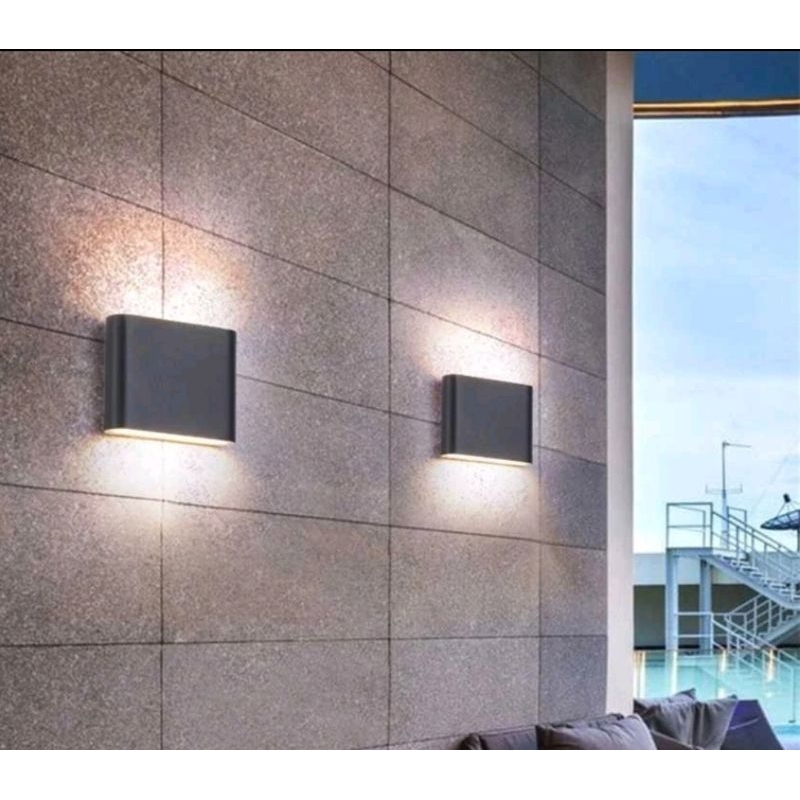 Lampu dinding kotak outdoor/Lampu dinding Led/Lampu dinding modern minimalis/Lampu sorot dinding