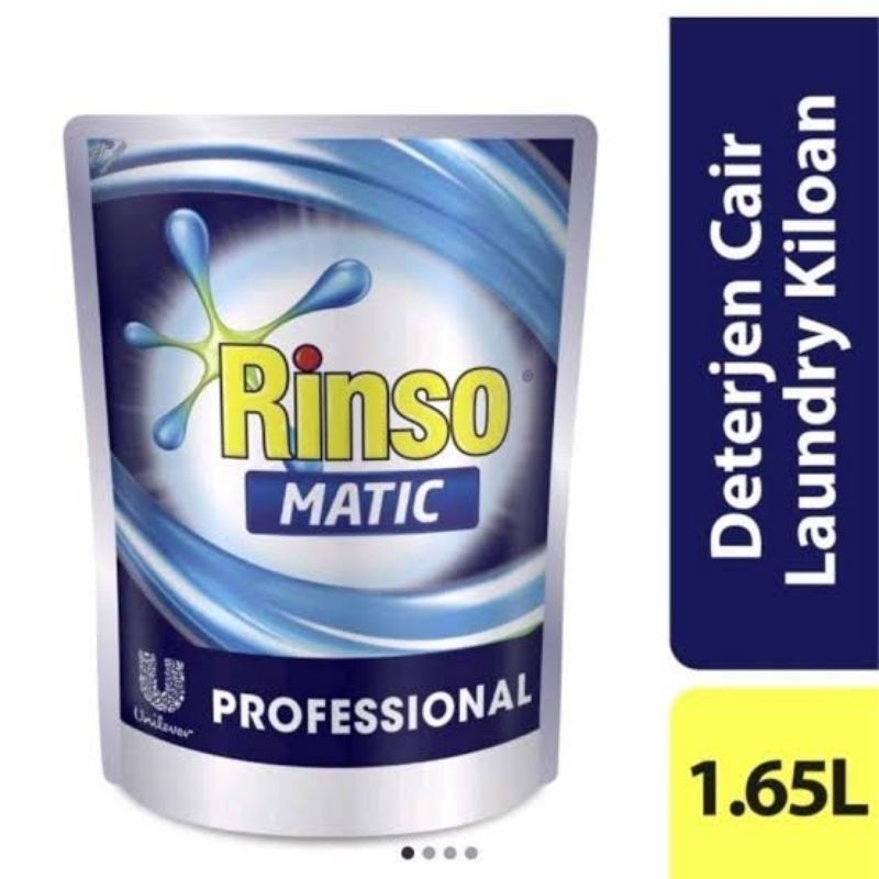 Rinso Matic 1,6 Liter Deterjen Cair PROMO MURAH/ Deterjen Cair Rinso Matic 1,6 Liter PROMO MURAH