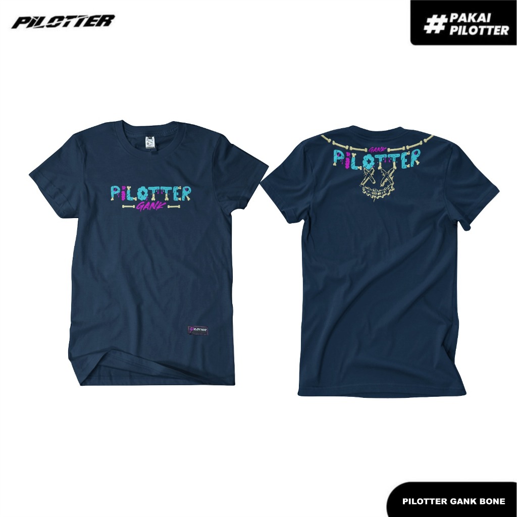 KAOS PILOTTER GANK BONE ORIGINAL FREE STIKER