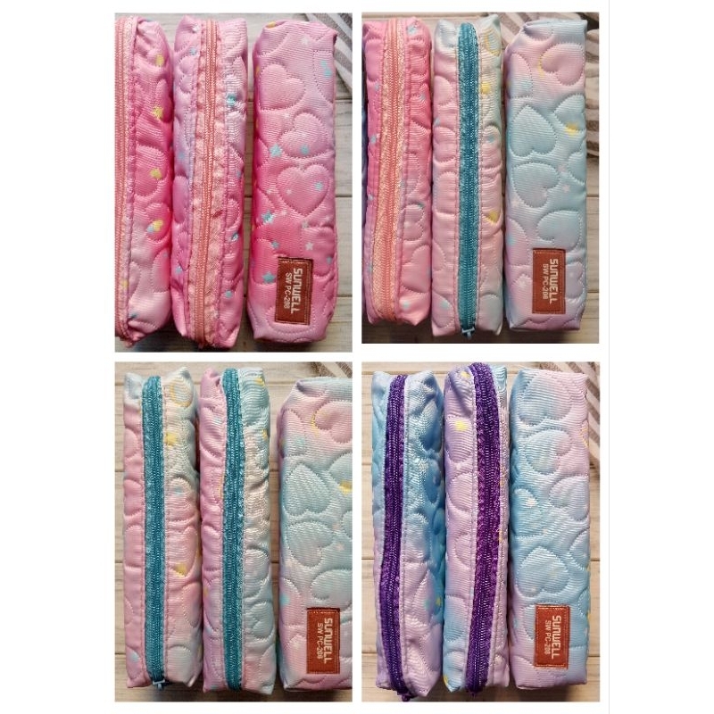 

12PC TEMPAT PENSIL MURAH SUNWELL HARGA GROSIR/UK 20X5X3CM