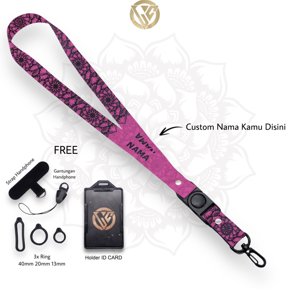 

Top Product Lanyard Craft Custom Nama Flower Series V2 Various Size