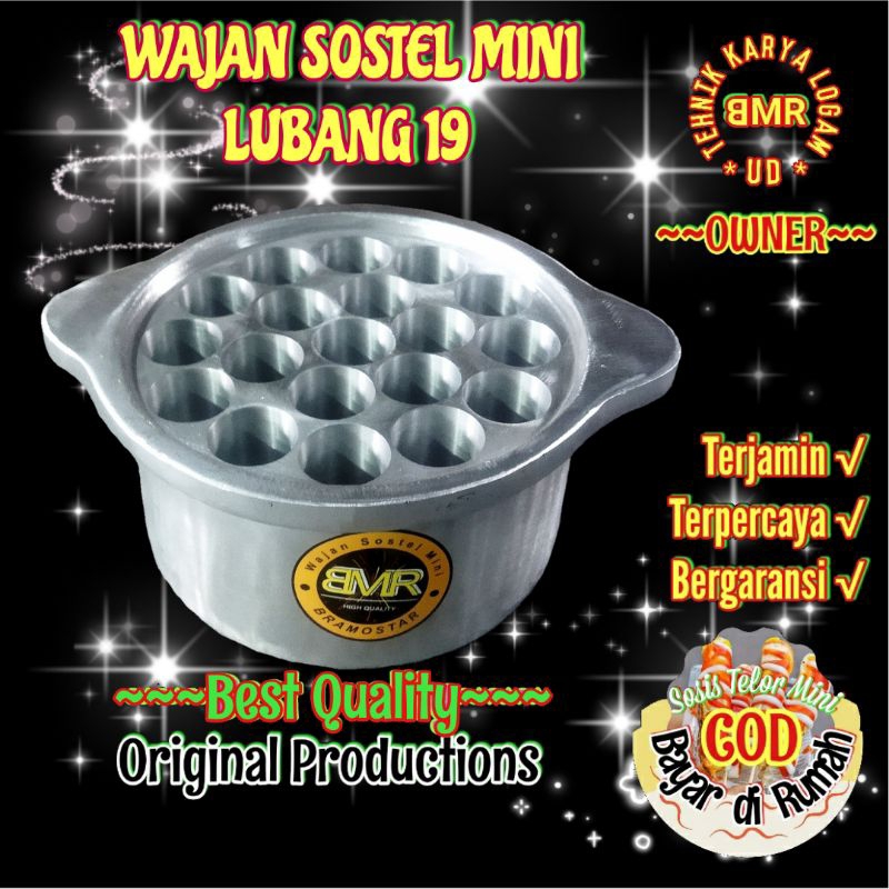WAJAN SOSTEL MINI  PREMIUM 19 LUBANG