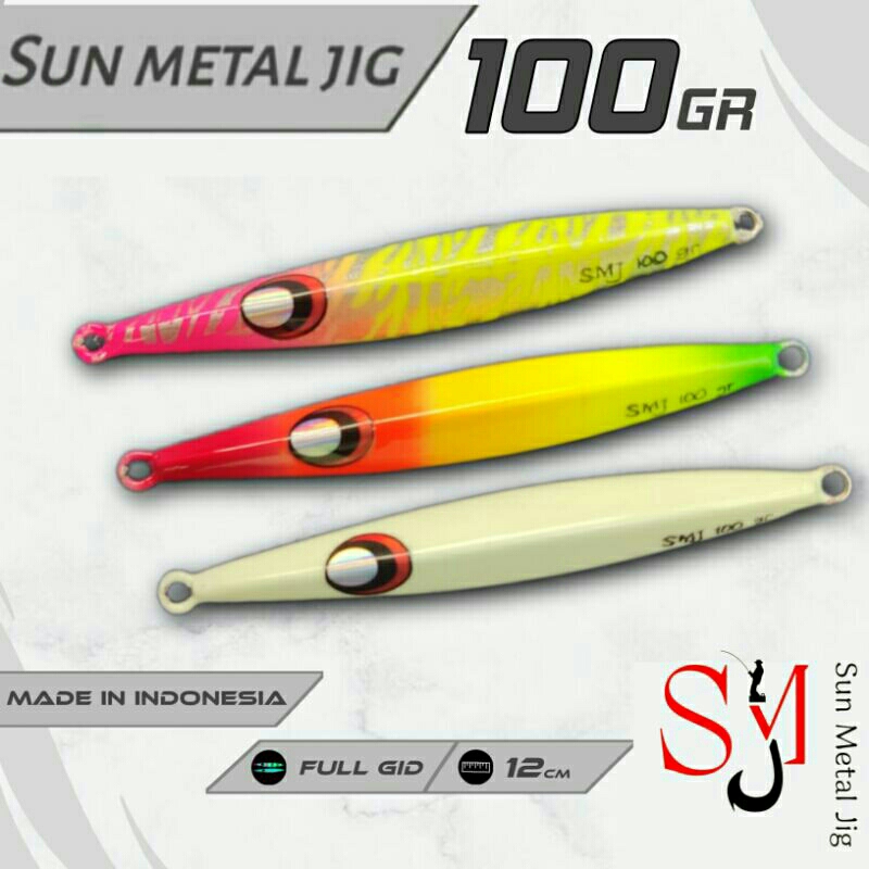 Metal Jig 100gram / Metal Jig Full Gid / Metal Jig Stenkiba III / Metal Jig Tokayo