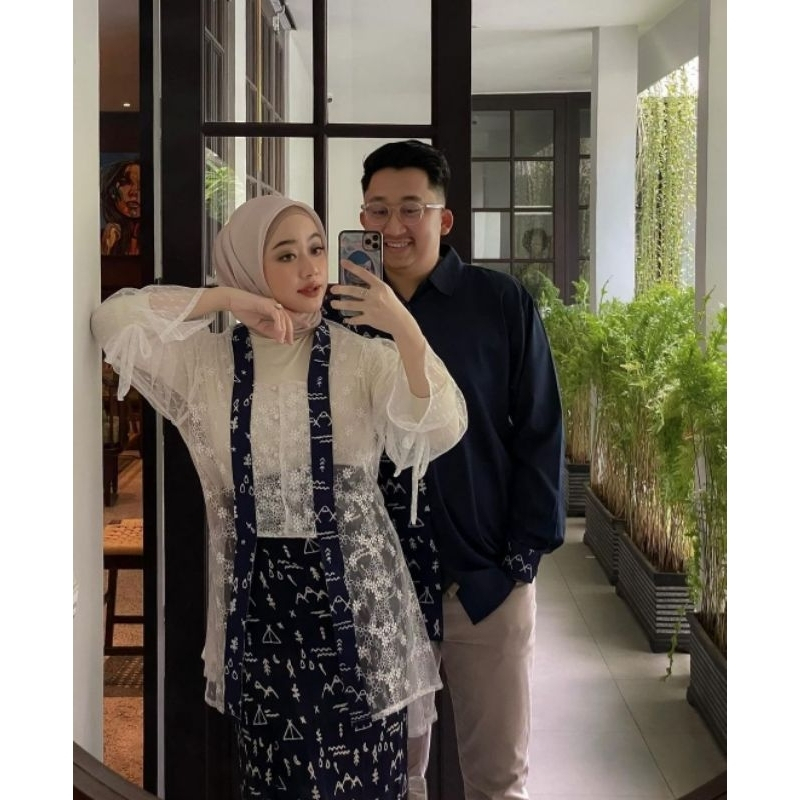 Batik Nafastore (stok terbatas) Kebaya modern wisuda kondangan kutu baru kebaya couple pasangan keba