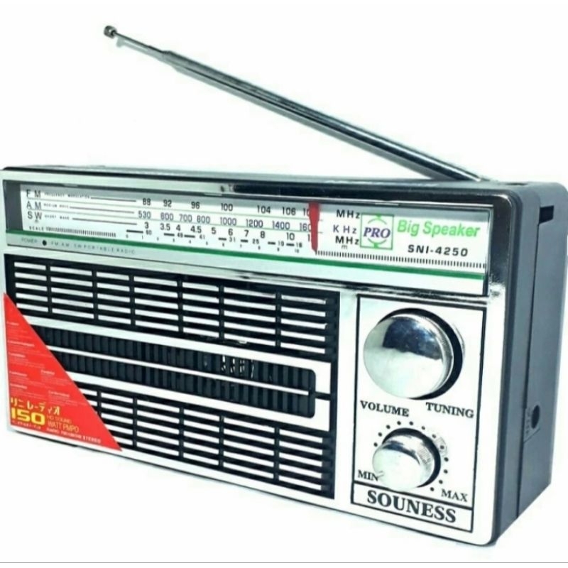 Cod Radio Internasional AC DC//FM Portabel
