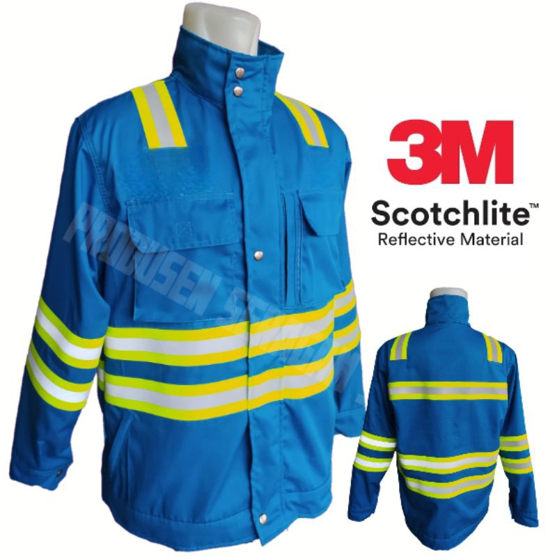 JAKET SAFETY 3M SCOTLITE-BAJU SAFETY TAMBANG-SERAGAM SAFETY CUSTOM