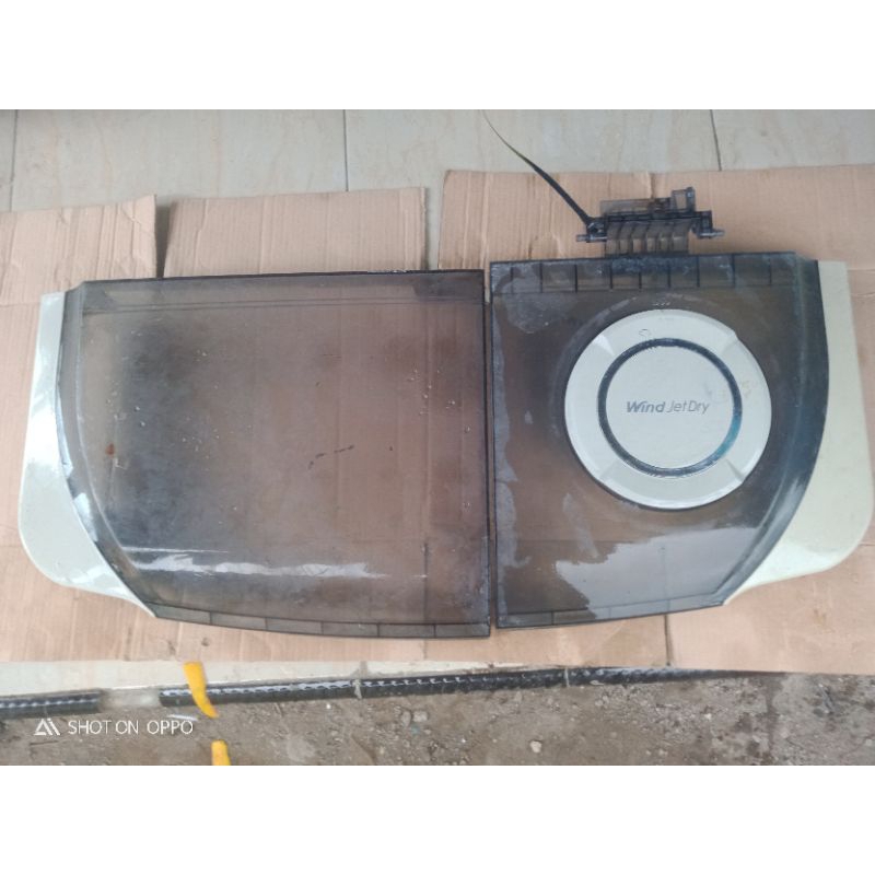 TUTUP MESIN CUCI LG 2 TABUNG ORIGINAL COPOTAN