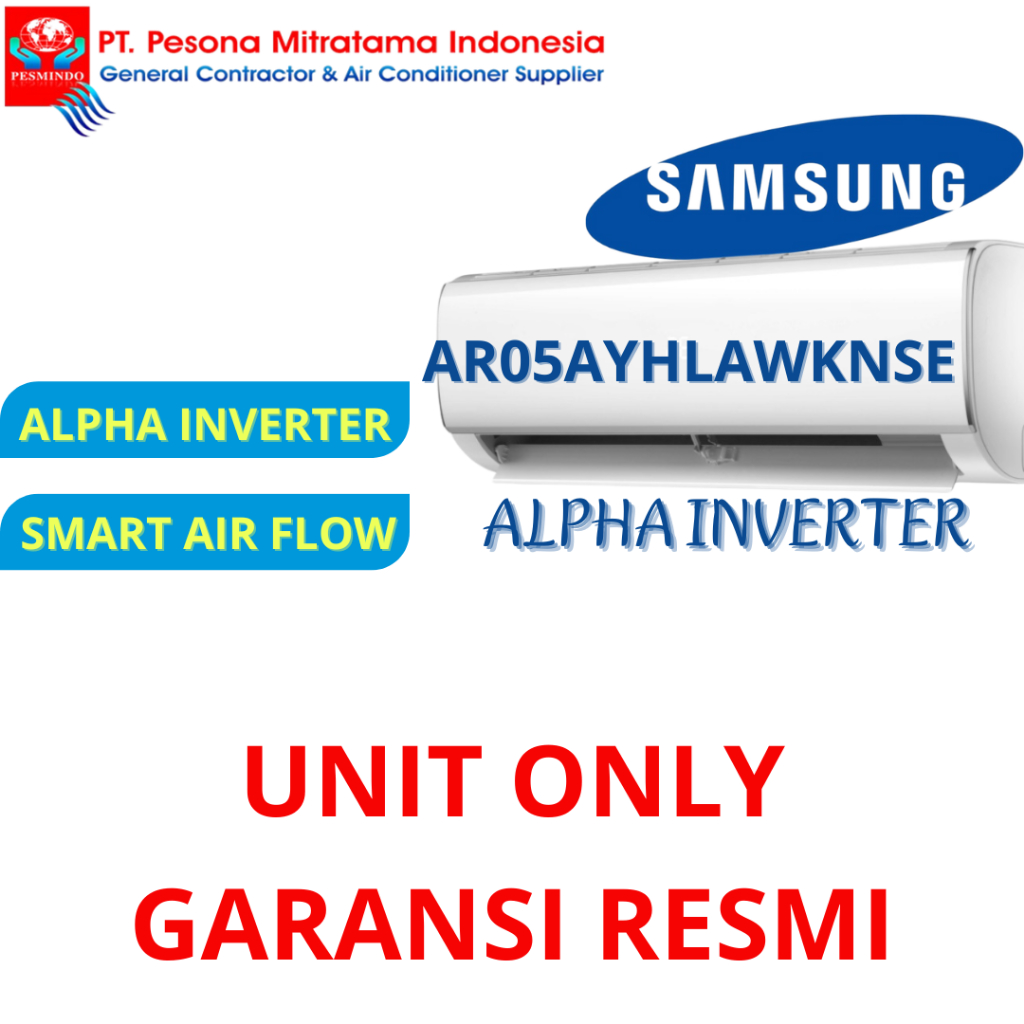SAMSUNG AC 1/2PK INVERTER AR05AYHLAWKNSE