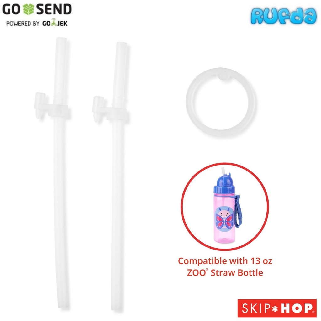 Skip Hop Extra Straw Replacement Part Cadangan Sedotan Botol Plastik