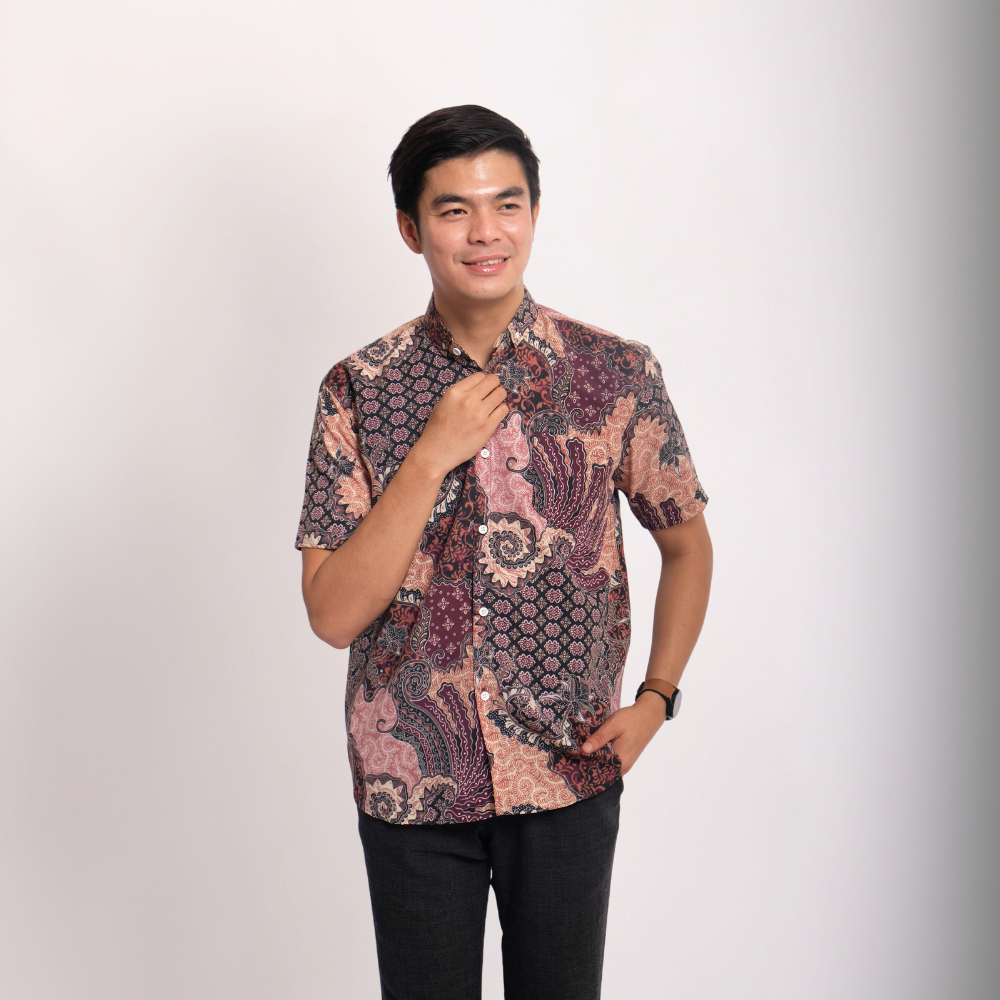 FIORICKY KEMEJA BATIK LENGAN PENDEK SERIES - FRBTK006