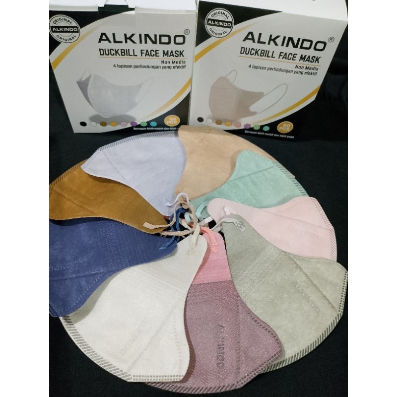 Masker Duckbill Alkindo mix warna