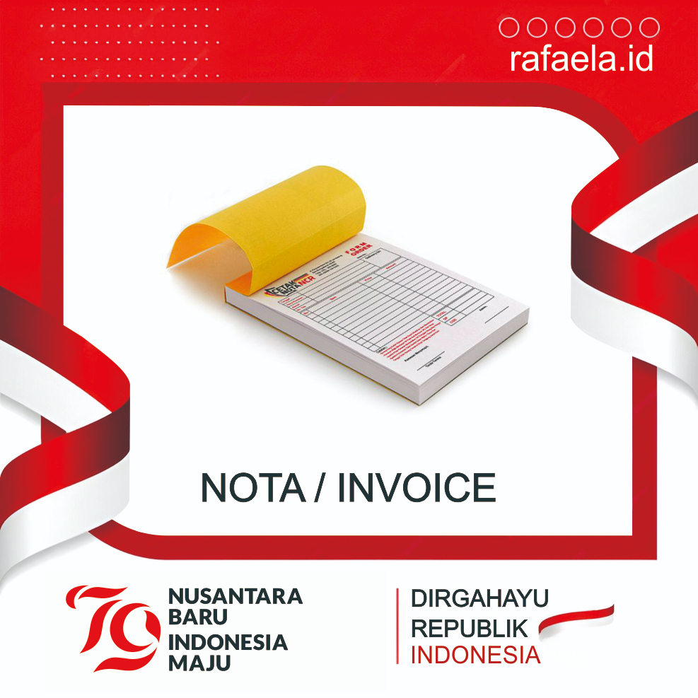 

CETAK NOTA / INVOICE CUSTOM FOLIO FREE DESIGN 2PLY 3PLY 4PLY