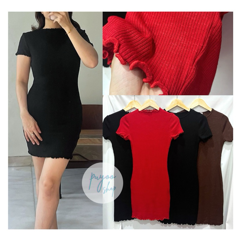 POPULAR 21 Kaos Terusan Panjang | Dress Bodycon