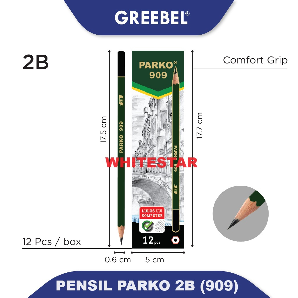 

pensil 2B - parko - quality by greebel