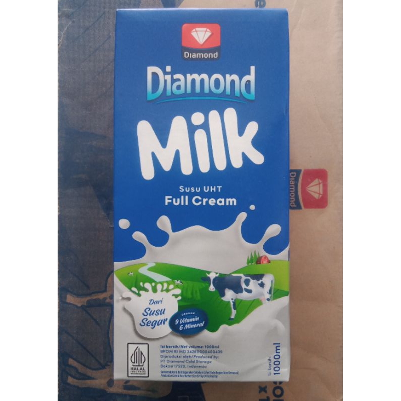 

Diamond Susu UHT Full Cream 1000 ml