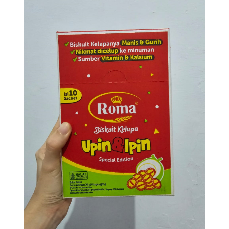 

Roma Biskuit Kelapa Sachet Saset ( isi 10 Sachet )