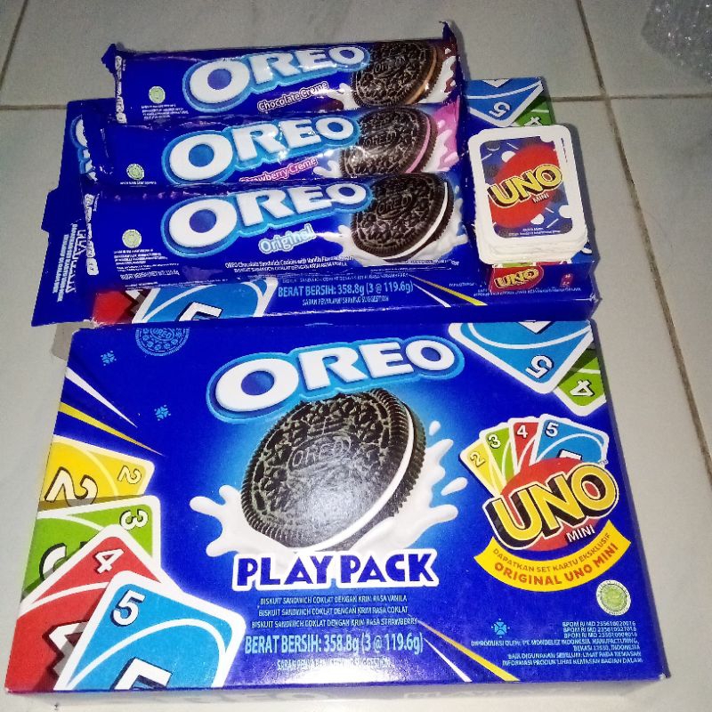 Oreo uno  murah isi 3 Oreo roll
