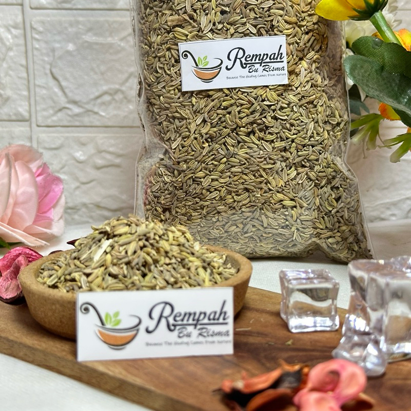 

Adas Manis Kering 1Kg - Fennel Seeds Rempah Bu Risma