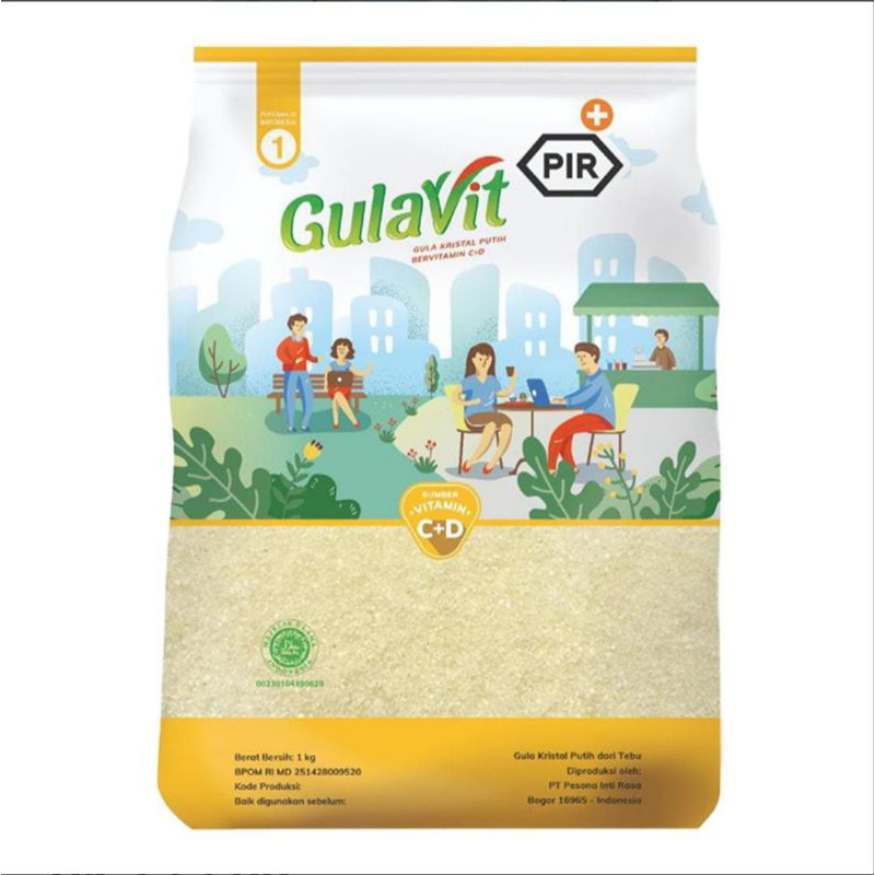 

[ 1 Kilogram ] GulaVit Gula Pasir Tebu Gula Vit 1 Kg