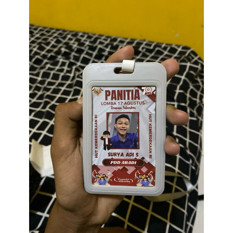 

Id card agustusan murah coustum