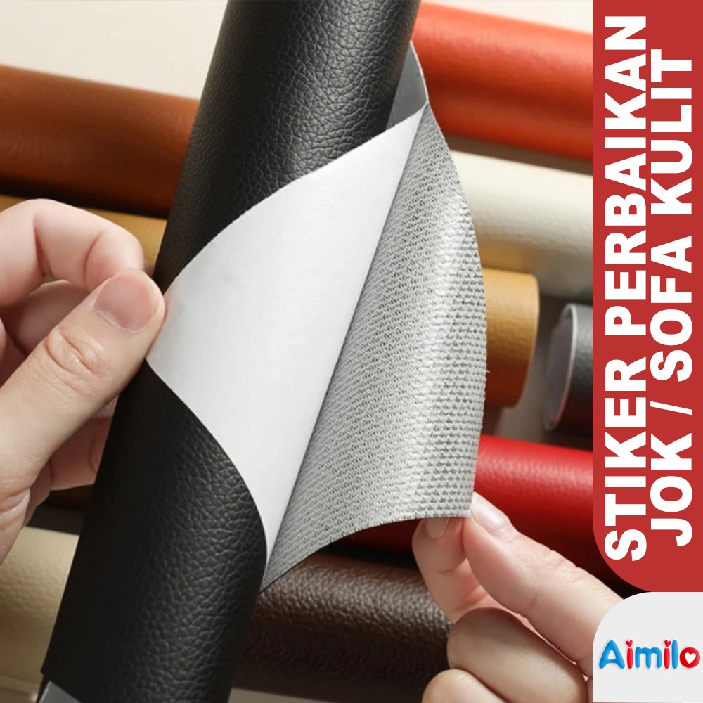 Sticker Jok Motor Rusak - Stiker Perbaikan Kulit Sofa - Perbaikan Jok Mobil Robek Stiker DIY Perbaik