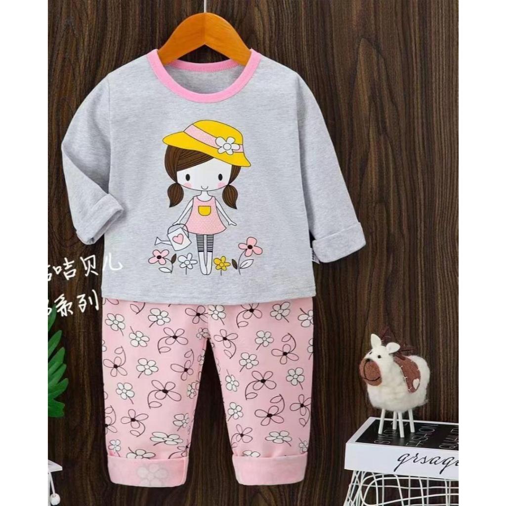 jijibeier bajutidur panjang-panjang anak perempuan jumbo premium jijibeier 4-6 tahun