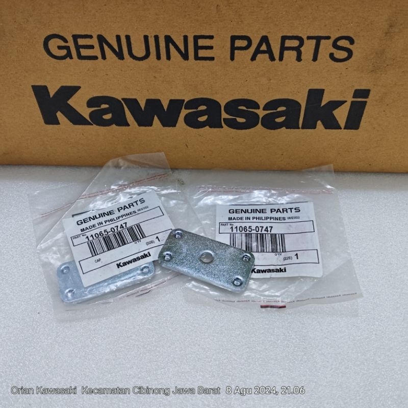 Plat tutup anting stelan rantai rante plat tutup arm kawasaki athlete facelift original