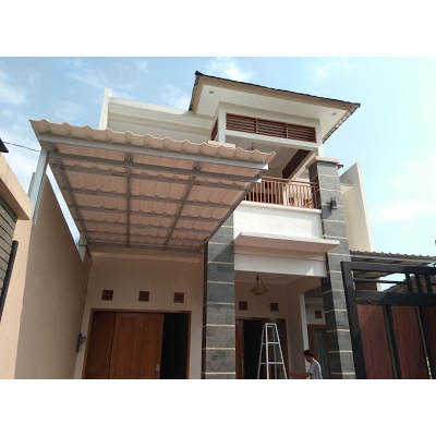 KANOPI ROOFTOP UPVC SINGLE LAYER MURAH AREA SIDOARJO