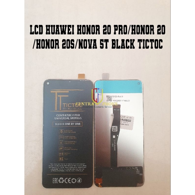 LCD HUAWEI HONOR 20 PRO/HONOR 20/HONOR 20S/NOVA 5T BLACK TICTOC