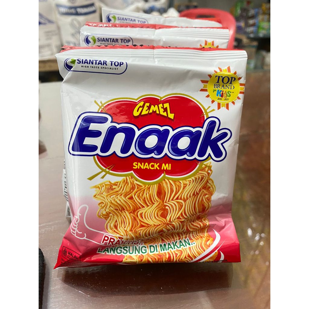 

Snack Mi Gemez Enaak 1 Renceng 10 Bks @16gram