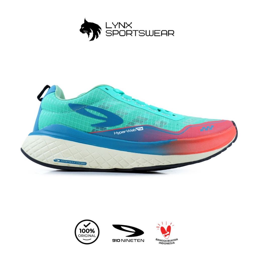 910 SEPATU LARI ULTRA EKIDEN 1.0 - HIJAU-AURORA/MERAH/HIJAU-TOSCA