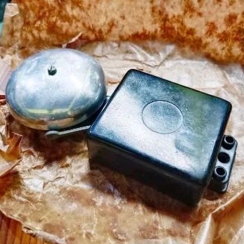 bell jadul, bell rumah bel listrik tegangan 110V /diy koleksi