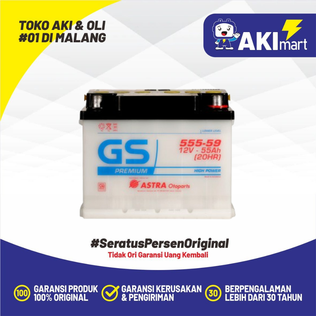 GS Premium 55559 Aki Mobil