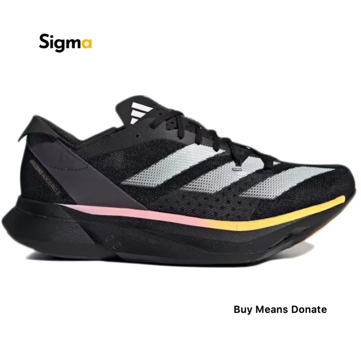 Sepatu Lari Adidas Adizero Adios Pro 3 Black Spark